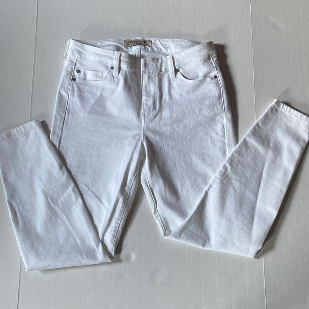 White Liverpool jeans